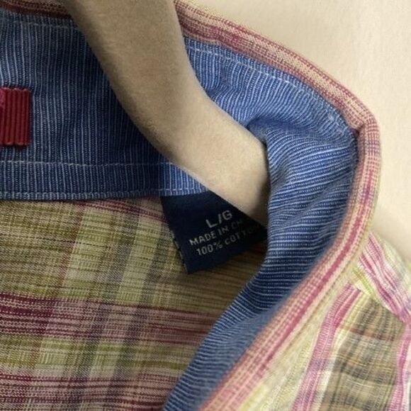 NWOT Tommy Bahama Striped 100% Cotton Long Sleeve Button Up Shirt Men Size L - Picture 3 of 9